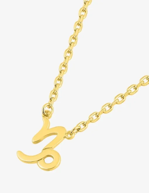 Collier zodiaque Capricorne en plaqué or SO OR
