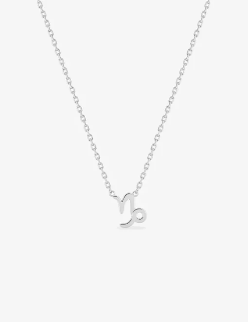Collier zodiaque capricorne en argent 925 ‰ rhodié SO OR