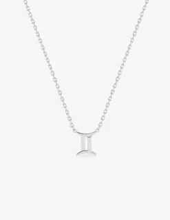 Collier zodiaque gémeaux en argent 925 ‰ rhodié SO OR