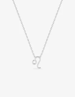 Collier zodiaque Lion argent 925 ‰ rhodié SO OR