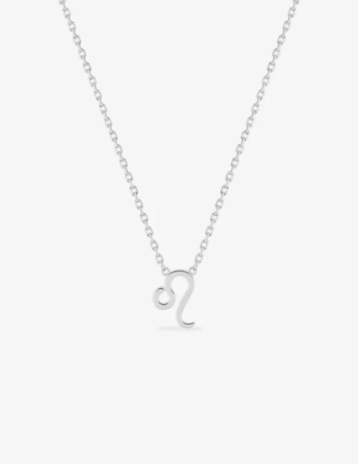 Collier zodiaque Lion argent 925 ‰ rhodié SO OR