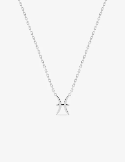 Collier zodiaque poisson en argent 925 ‰ rhodié SO OR