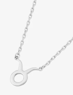 Collier zodiaque taureau en argent 925 ‰ rhodié SO OR
