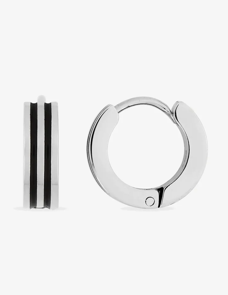 Créoles acier bicolore SO OR