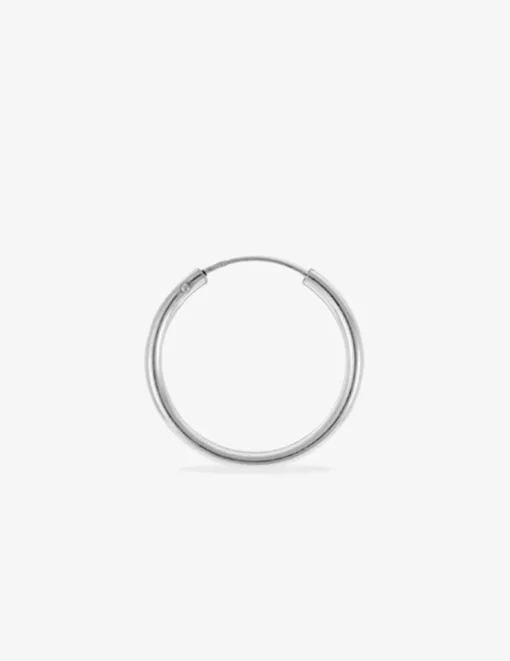 Créoles argent 925‰ 20 mm fil 2 mm SO OR