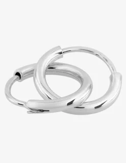 Créoles argent 925‰ 10 mm SO OR