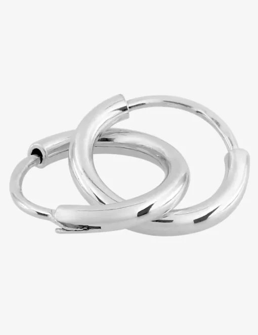 Créoles argent 925‰ 10 mm SO OR