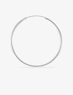Créoles argent 925‰ 30 mm SO OR