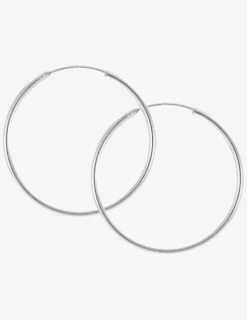 Créoles argent 925‰ 30 mm SO OR