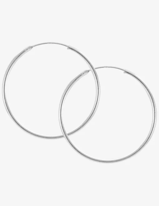 Créoles argent 925‰ 30 mm SO OR