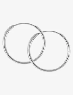 Créoles argent 925‰ 18 mm SO OR
