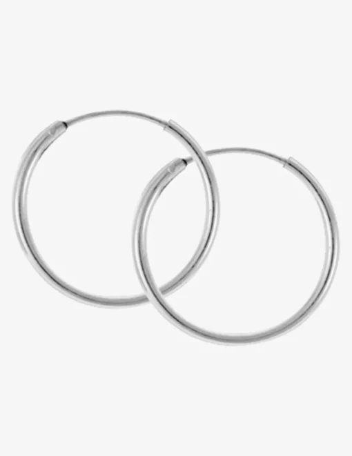 Créoles argent 925‰ 18 mm SO OR
