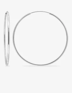 Créoles argent 925‰ 60 mm SO OR