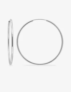 Créoles argent 925‰ 50 mm SO OR