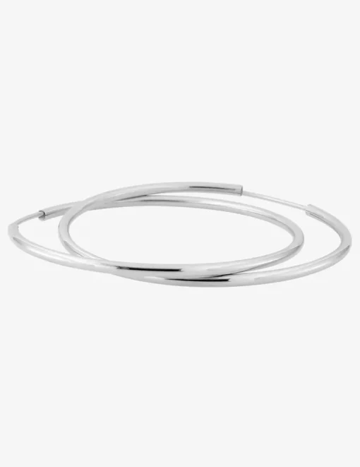 Créoles argent 925‰ 50 mm SO OR