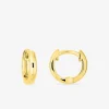 Créoles en or jaune 375 ‰, diamètre 9 mm SO OR