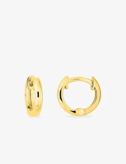 Créoles en or jaune 375 ‰, diamètre 9 mm SO OR