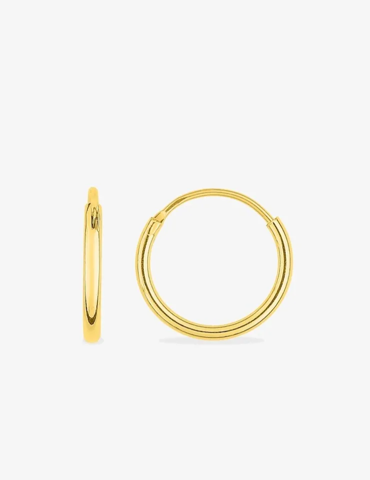 Créoles en plaqué or SO OR