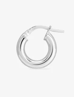 Créoles lisses en or 750‰ diamètre 8 mm SO OR