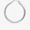Créoles tube 3mm argent 925‰ 25 mm SO OR
