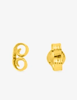 Fermoir poussette belge en or jaune 750‰ pour boucle d'oreille SO OR