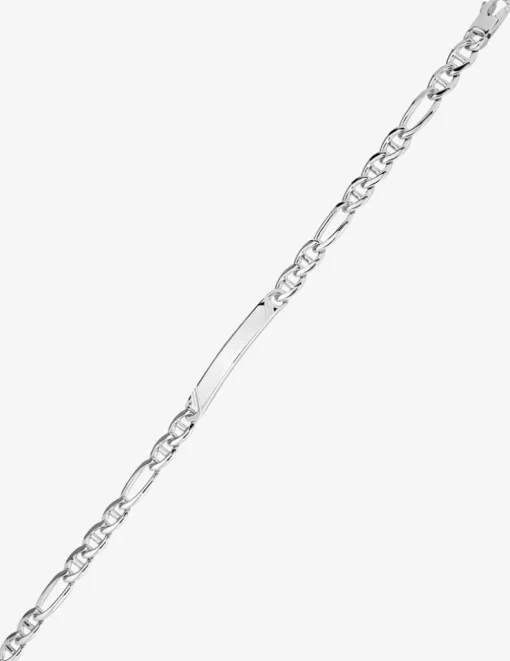 Gourmette bébé, argent 925‰ rhodié SO OR