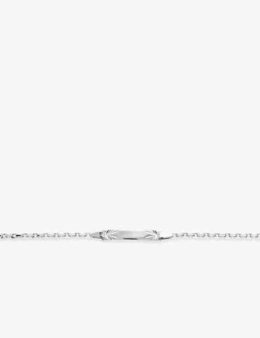 Gourmette bébé en argent 925‰ rhodié SO OR