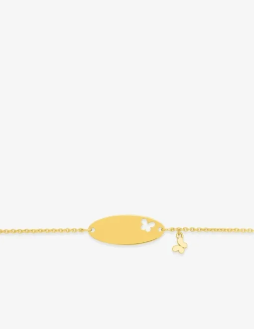 Gourmette bébé en or jaune 375 ‰ SO OR