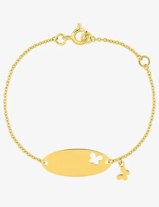 Gourmette bébé en or jaune 375 ‰ SO OR