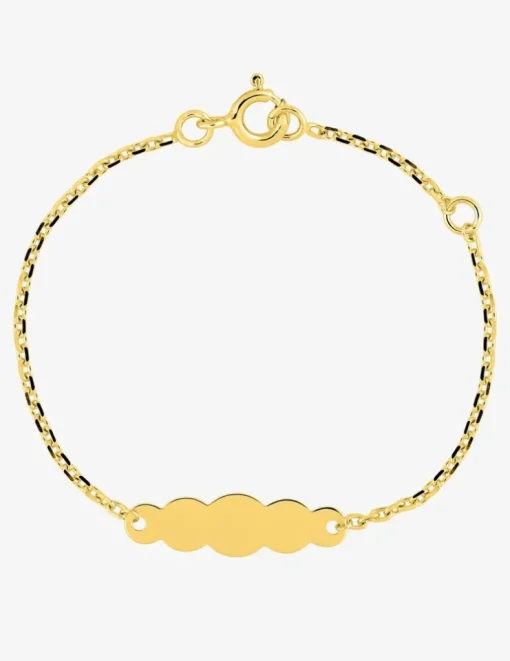 Gourmette bébé en or jaune 375 ‰ SO OR