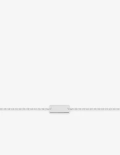 Gourmette gravable argent 925 ‰ rhodié enfant et bébé SO OR