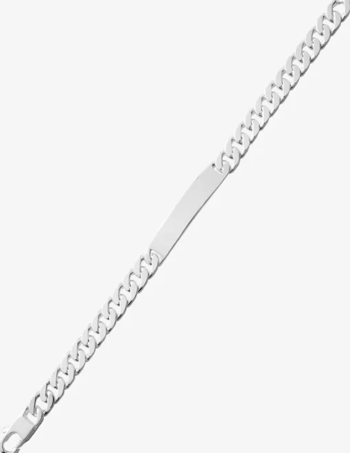 Gourmette identité en argent 925‰ SO OR