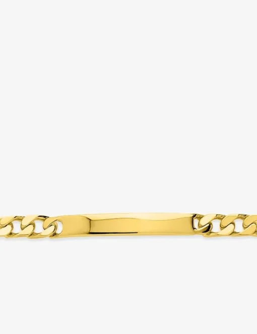 Gourmette plaqué or, maille alternée 1+3 SO OR