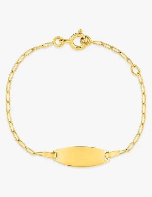 Gourmette pour bébé en or jaune 375 ‰ SO OR