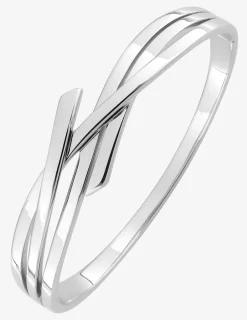 Jonc ouvrant argent 925 ‰ rhodié SO OR