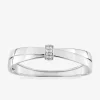 Jonc ouvrant argent 925 ‰ rhodié et motif fantaisie oxyde de zirconium SO OR