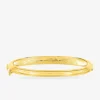 Jonc ouvrant fantaisie 6 mm or jaune 750‰ SO OR