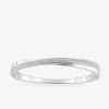 Jonc ouvrant fantaisie argent 925 ‰ rhodié et oxyde de zirconium SO OR