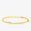 Jonc ouvrant or jaune 750 ‰, ovale, 3 mm SO OR
