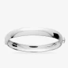 Jonc ouvrant tube 9 mm argent 925‰ rhodié SO OR
