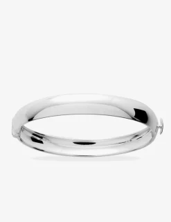 Jonc ouvrant tube 9 mm argent 925‰ rhodié SO OR