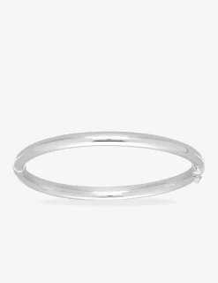 Jonc ouvrant tube ovale 5 mm argent 925‰ SO OR