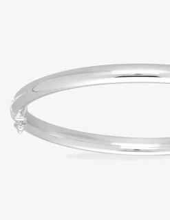 Jonc ouvrant tube ovale 5 mm argent 925‰ SO OR