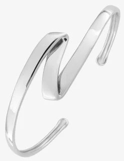 Jonc torsadé en argent 925 ‰ rhodié SO OR