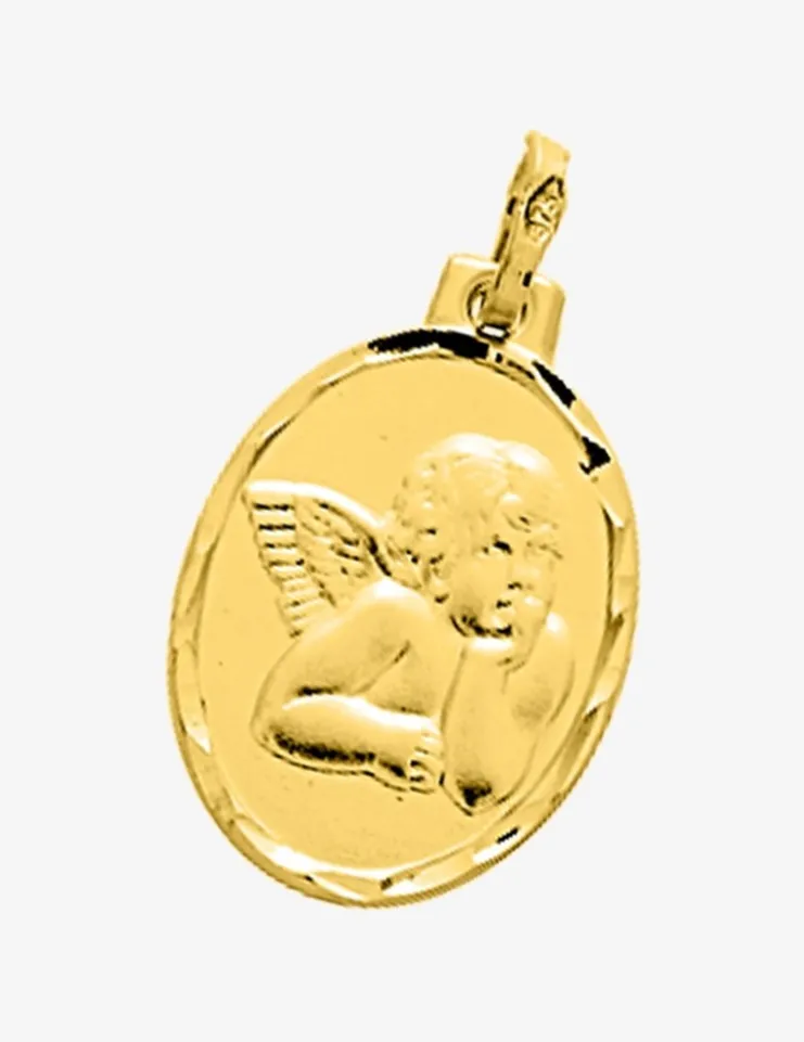 Médaille ange en or 375‰ SO OR