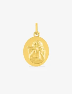 Médaille ange en or jaune 375 ‰ SO OR