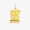 Médaille ange en or jaune 375 ‰ SO OR