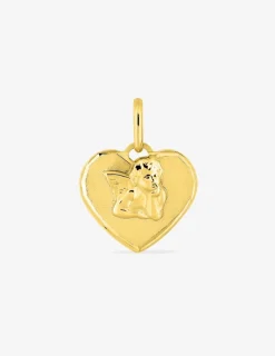 Médaille ange en or jaune 375 ‰ SO OR