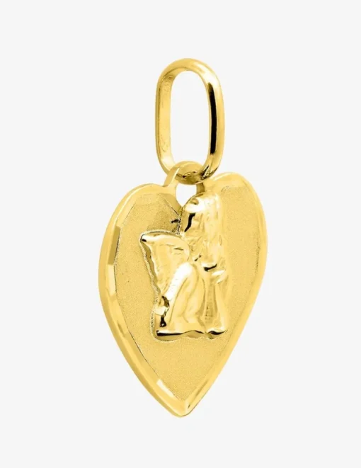 Médaille ange en or jaune 375 ‰ SO OR