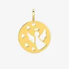 Médaille ange et étoiles en plaqué or SO OR